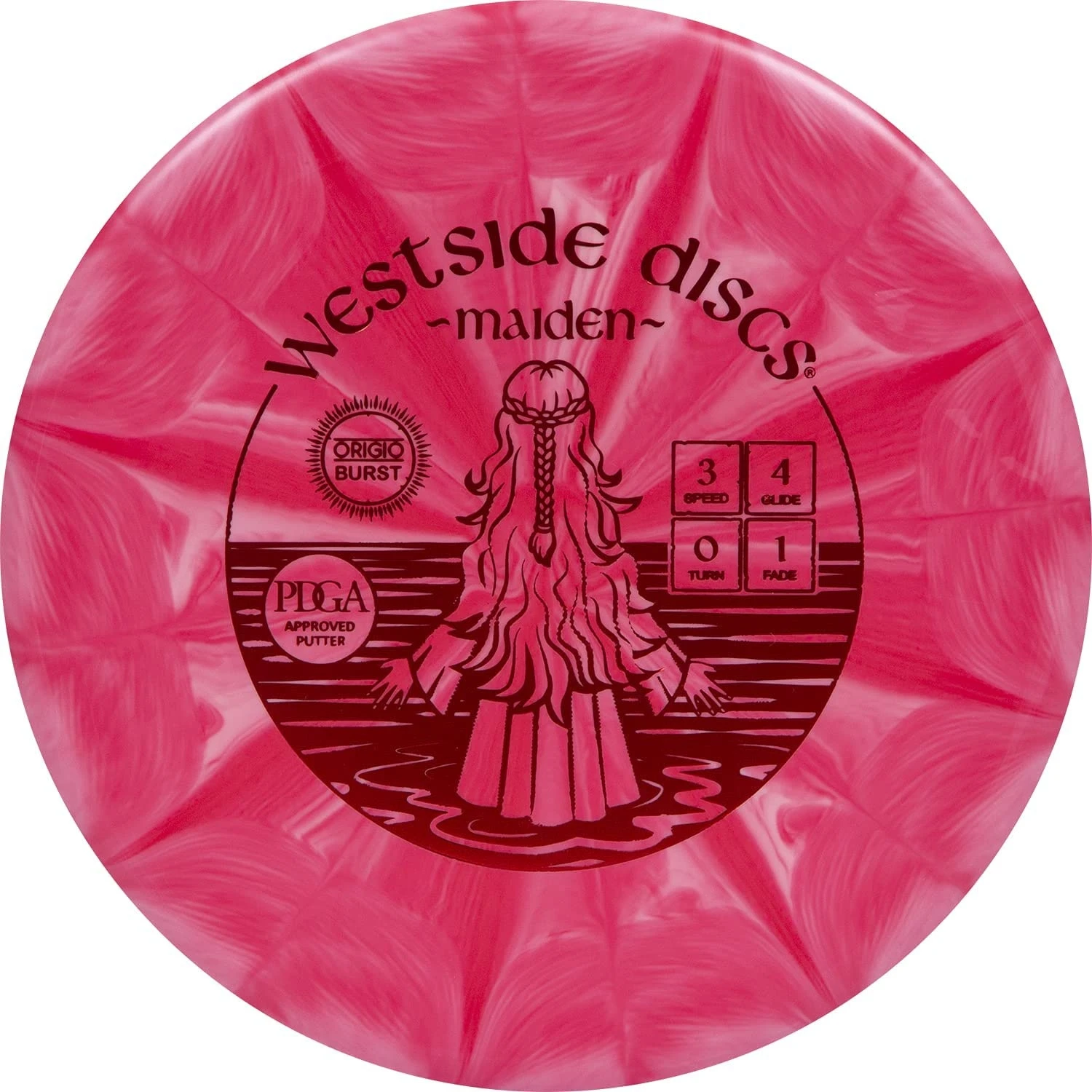 Promo ๐ WESTSIDE DISCS ORIGIO MAIDEN PUTTER RED ๐ 1 Promo ๐ WESTSIDE DISCS ORIGIO MAIDEN PUTTER RED ๐