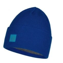 Promo 🧨 BUFF CROSSKNIT BEANIE SOLID AZURE BLUE ⌛