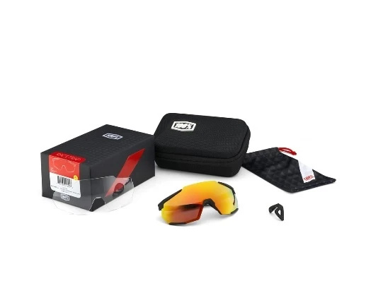 Best Sale ✨ 100% Racetrap 👍 Sunglasses, Soft Tact Black frame - HiPER Red Multilayer Mirror Lens ⭐ 4 Best Sale ✨ 100% Racetrap 👍 Sunglasses, Soft Tact Black frame - HiPER Red Multilayer Mirror Lens ⭐ - Image 4