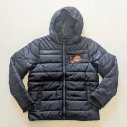 Wholesale 🥰 SACKVILLE FLYERS BAUER SUPREME HOODED PUFFER JACKET ADULT ❤️
