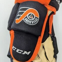 Coupon 😀 2021 CCM HG CUSTOM HG45C ASSOCIATION HOCKEY GLOVE SR 🥰 -Cheap Powers Baseball Store image 1803