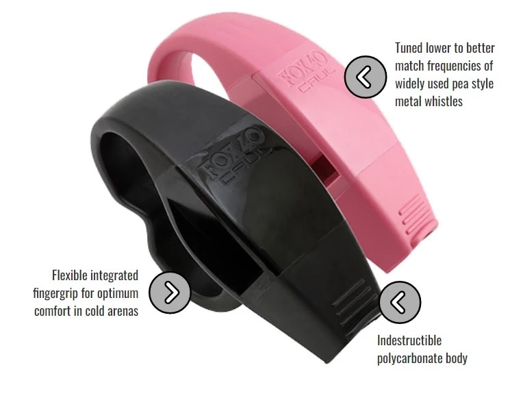 Promo โจ FOX 40 NHL CAUL FINGERGRIP REFEREE WHISTLE - BLK ๐ 3 Promo โจ FOX 40 NHL CAUL FINGERGRIP REFEREE WHISTLE - BLK ๐ - Image 3