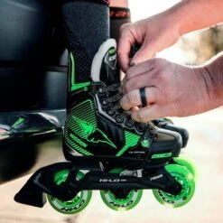 Cheapest 👍 BAUER MISSION LIL RIPPER ADJUSTABLE ROLLER BLADES YTH ✨ -Cheap Powers Baseball Store image 2929
