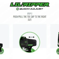 Cheapest 👍 BAUER MISSION LIL RIPPER ADJUSTABLE ROLLER BLADES YTH ✨ -Cheap Powers Baseball Store image 2932