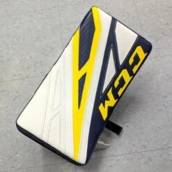 Top 10 🔥 CCM GB EXTREME FLEX PRO 4 SENIOR BLOCKER WHT/NVY/YLW 👏