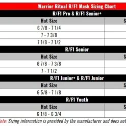 Brand new 🎁 2020 WARRIOR RITUAL F1 GOALIE MASK 🤩 -Cheap Powers Baseball Store image 3288