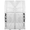 New ❤️ 2021 CCM GP EXTREME FLEX 5 PRO GOALIE PADS 34+2 SR WHITE ✨
