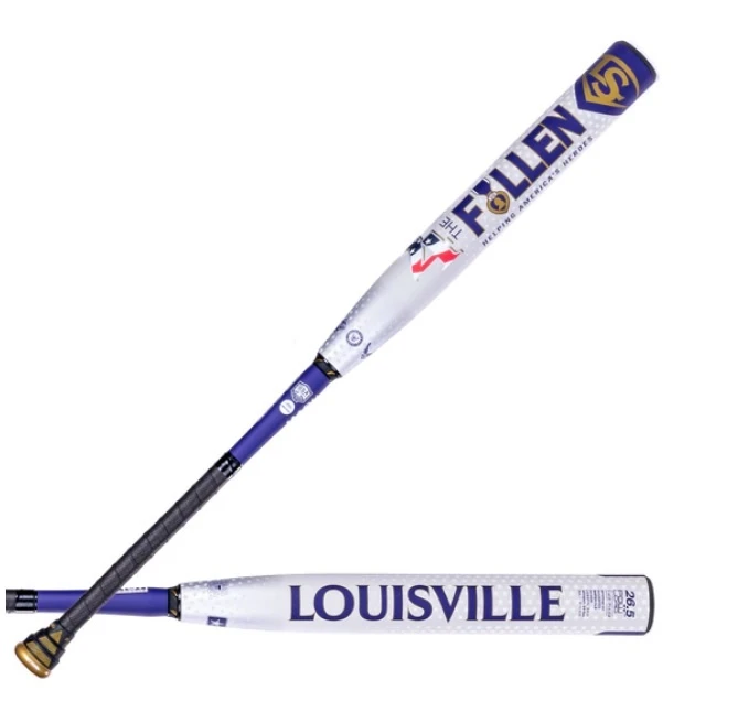 Deals 🤩 2022 LOUISVILLE 4 THE FALLEN USA SLOPITCH BAT GREY-PURPLE 🤩 1 Deals 🤩 2022 LOUISVILLE 4 THE FALLEN USA SLOPITCH BAT GREY-PURPLE 🤩