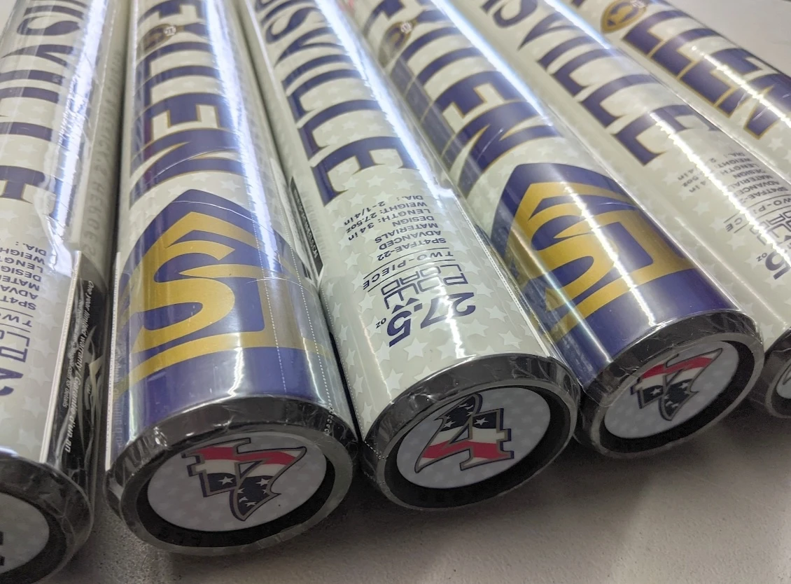 Deals 🤩 2022 LOUISVILLE 4 THE FALLEN USA SLOPITCH BAT GREY-PURPLE 🤩 6 Deals 🤩 2022 LOUISVILLE 4 THE FALLEN USA SLOPITCH BAT GREY-PURPLE 🤩 - Image 6