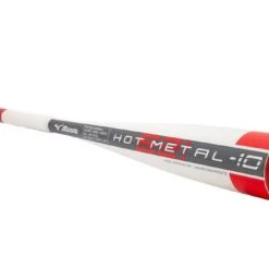 Promo 🛒 2021 MIZUNO B21-HOT METAL - YOUTH USSSA ⚾ BASEBALL BAT (-10) WHITE-RED 28" 🧨