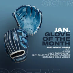 Buy ✨ Wilson A2000 11.5″ 1786 Pattern GOTM January 2022 Sky Blue / Navy RHT ❤️ -Cheap Powers Baseball Store image 4497