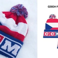 Best Pirce ⌛ CCM FLAG POM KNIT TEAM ✨ -Cheap Powers Baseball Store image 451