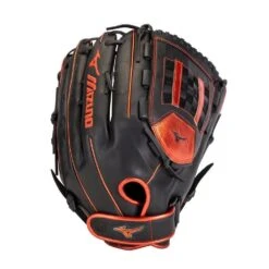 Hot Sale ⭐ 2020 MIZUNO MVP PRIME SE8 SLOWPITCH GLOVE BLACK-RED 14" LHT 💯