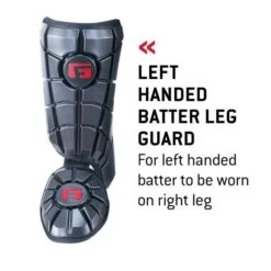 Hot Sale 🧨 G-FORM PRO BATTERS LEG GUARD RED LEFT HAND BATTER ✔️ -Cheap Powers Baseball Store image 5030