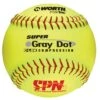 Deals ✔️ WORTH SUPER GRAY DOT 12" OPTIC ball ⭐