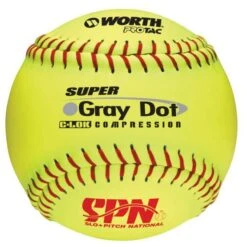 Deals ✔️ WORTH SUPER GRAY DOT 12" OPTIC ball ⭐