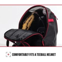 Hot Sale 🧨 FRANKLIN PBATPACK BLACK/RED YOUTH 🤩 -Cheap Powers Baseball Store image 5546