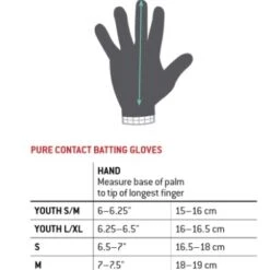Coupon 😉 G-FORM PURE CONTACT BATTING GLOVE BLACK LRG 🎁 -Cheap Powers Baseball Store image 5905