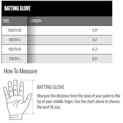 Best Pirce ⭐ MIZUNO MVP YTH ⚾ BASEBALL BATTING GLOVES ✨ -Cheap Powers Baseball Store image 5939