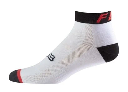 Best Sale ❤️ FOX 4" TRAIL SOCK - wht/red/blk S/M 🌟 1 Best Sale ❤️ FOX 4" TRAIL SOCK - wht/red/blk S/M 🌟