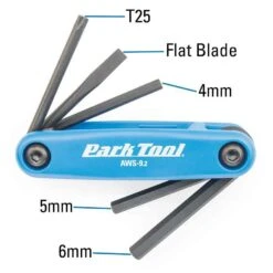 Coupon ⭐ Park Tool, AWS-9.2, Folding screwdriver/ hex wrench set, 4mm, 5mm, 6mm, Flat blade and T25 ⌛ -Cheap Powers Baseball Store image 7677