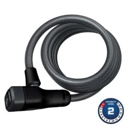 Best Sale ✨ Abus, Star 4508K, Cable lock, Key, 8mm, 150cm, Black ⌛