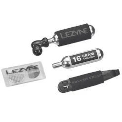 Flash Sale ✔️ Lezyne, Repair Kit, CO2 Inflator, Threaded, Presta, Schrader, 2x16g 🥰