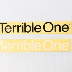 Deals ❤️ T1 Decal - Clear (1 wht, 1 blk) 2 pack - 7x1 ea. ❤️