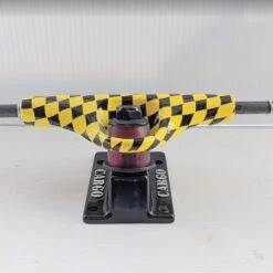 Buy 🔥 Cargo Trucks - 5" - set/2 - Blk/Yel Checkered ❤️ -Cheap Powers Baseball Store image 9418