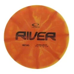 Promo ✨ LATITUDE 64 RETRO BURST LINE DISC GOLF RIVER FAIRWAY DRIVER ORANGE ⌛