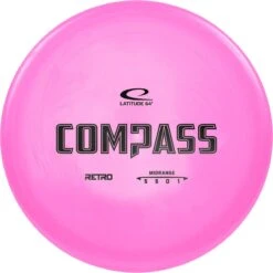 Flash Sale ✔️ LATITUDE 64 RETRO LINE DISC GOLF COMPASS MID RANGE PINK ⭐