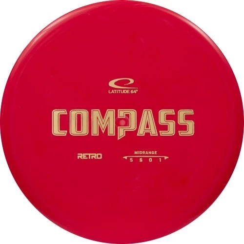 Discount 💯 LATITUDE 64 RETRO LINE DISC GOLF COMPASS MID RANGE RED 🎁 1 Discount 💯 LATITUDE 64 RETRO LINE DISC GOLF COMPASS MID RANGE RED 🎁